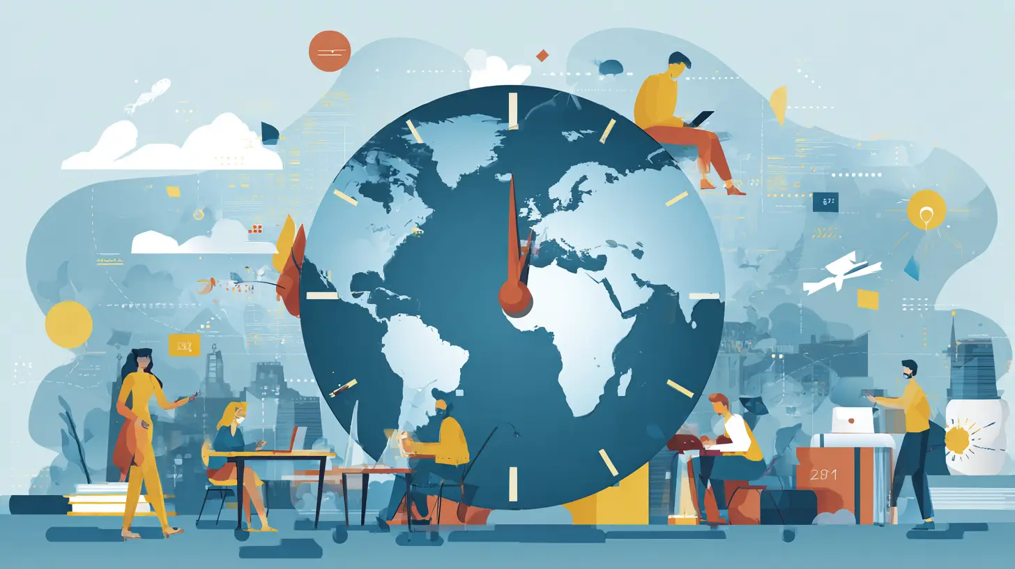 Managing Multiple Time Zones with Next-Gen Productivity Apps