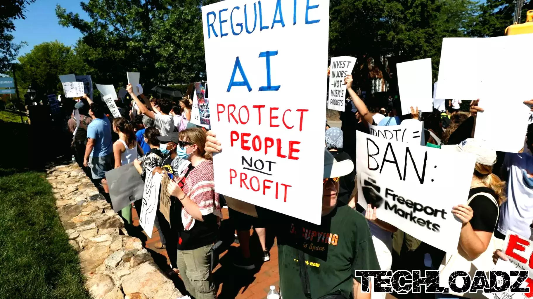 G20 Innovation Summit Draws Protest Over AI Regulation