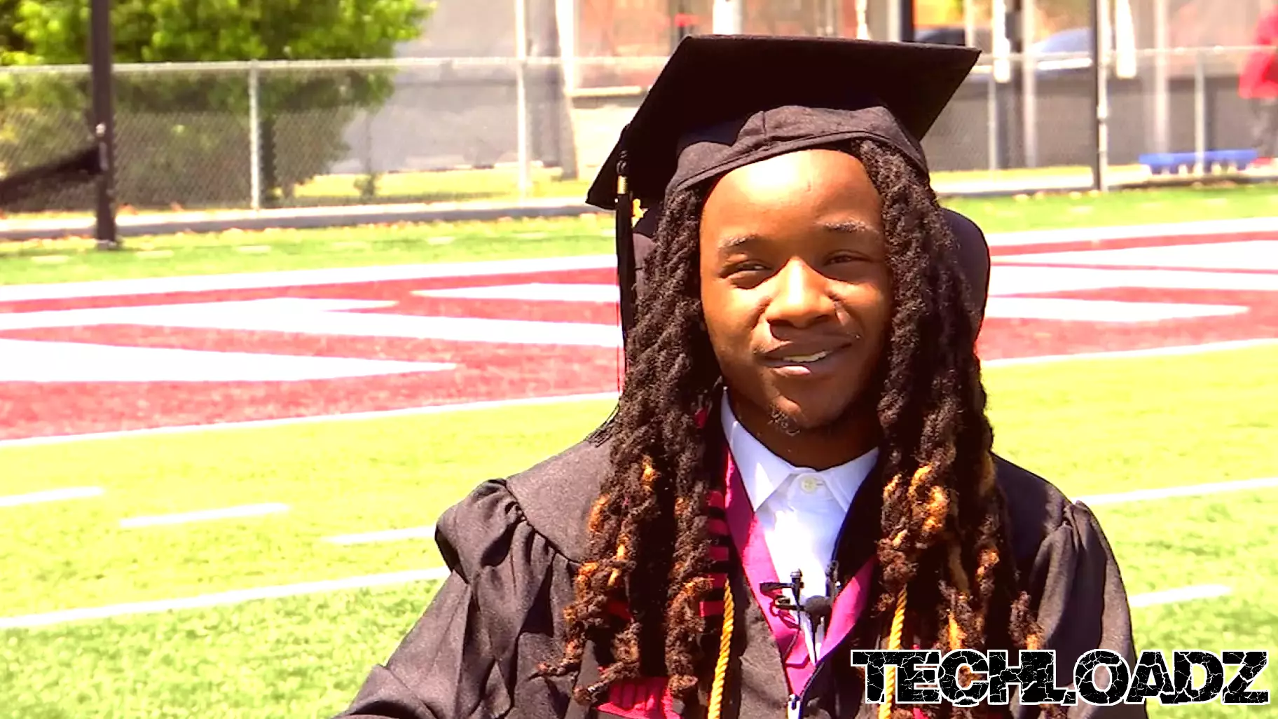 Overcoming Adversity: Graduate Walks Across Stage with Robotic Assistance