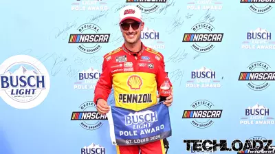 Joey Logano Charges to Pole Position for NASCAR Cup Chase Race at World Wide Technology Raceway